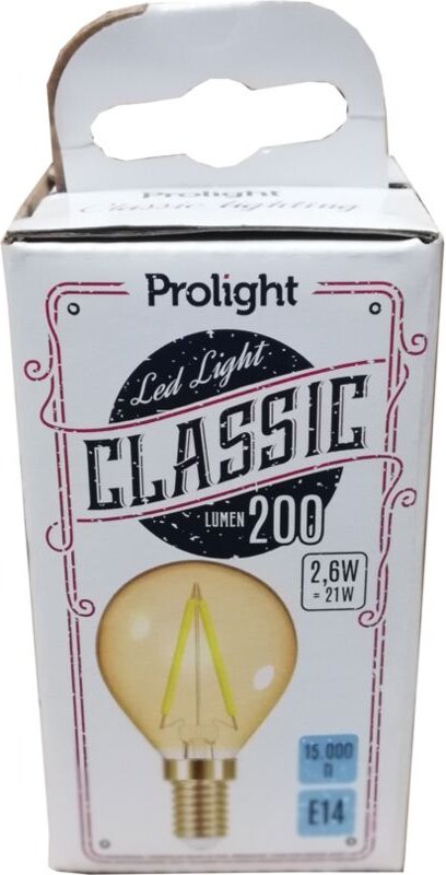 Vintage-Glasampulle LED 2,6 W E14