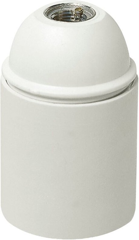 VIMAR - 02101.B E27 Lampenfassung M10x1 cm/glatt weiß
