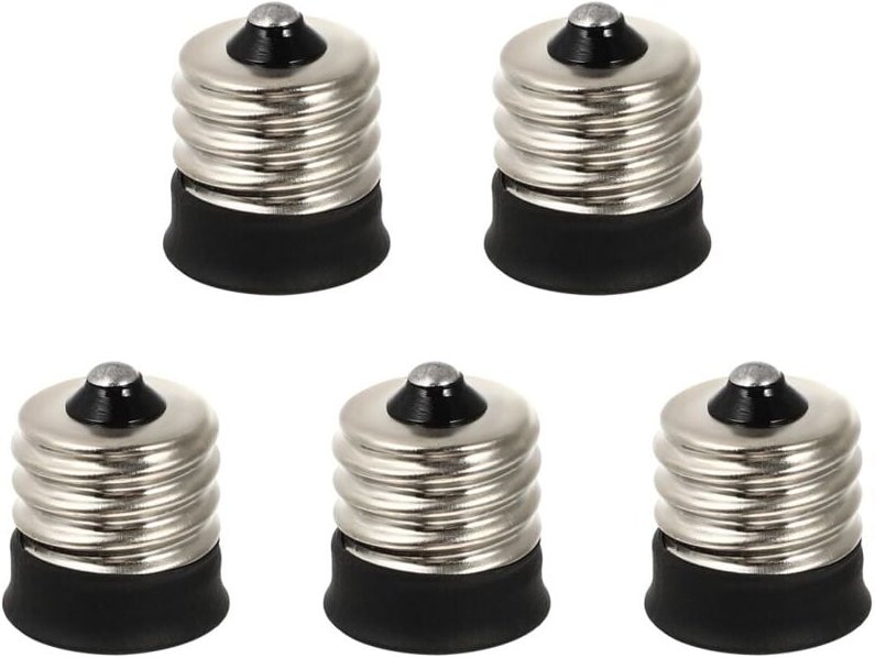 5-teiliger Adapter-zu-Lampenfassung-Konverter, praktisch für LED-Lampen und