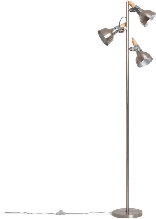Stehlampe Emer 3 Spots Silber Silbern