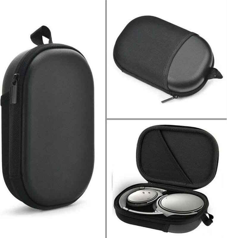Schützende Aufbewahrungsbox-Tasche für QC20 QC25 QC30 QC35 QC45 Kopfhörer, Hartschalen-EVA-Tragetasche