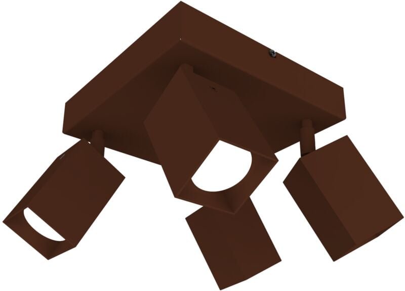 Brick plafoniera X4 monocolore opaco