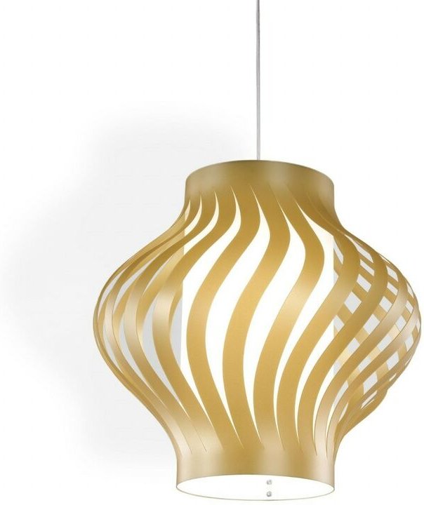 New Gold Suspension aus weißem Kunststoff Cm. 40 x 39 Std
