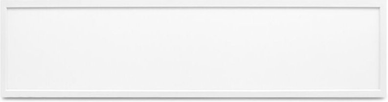 Box mit 2 weißen LED-Deckenleuchten 36W 295x1195mm mit IR-Bewegungsmelder 4000K Neutralweiß