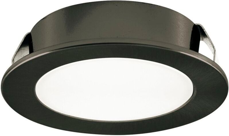 L&s - Nube 35 DualColor LED-Strahler schwarz - Flacher Einbaustrahler, 1,8W, 90 Lumen, DualColor 3000K/4000K, dimmbar, i...