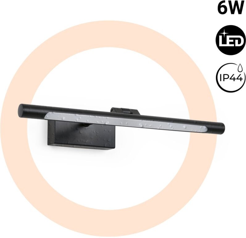 LED-Wandleuchte für Badezimmer - 6W - 4000K - IP44