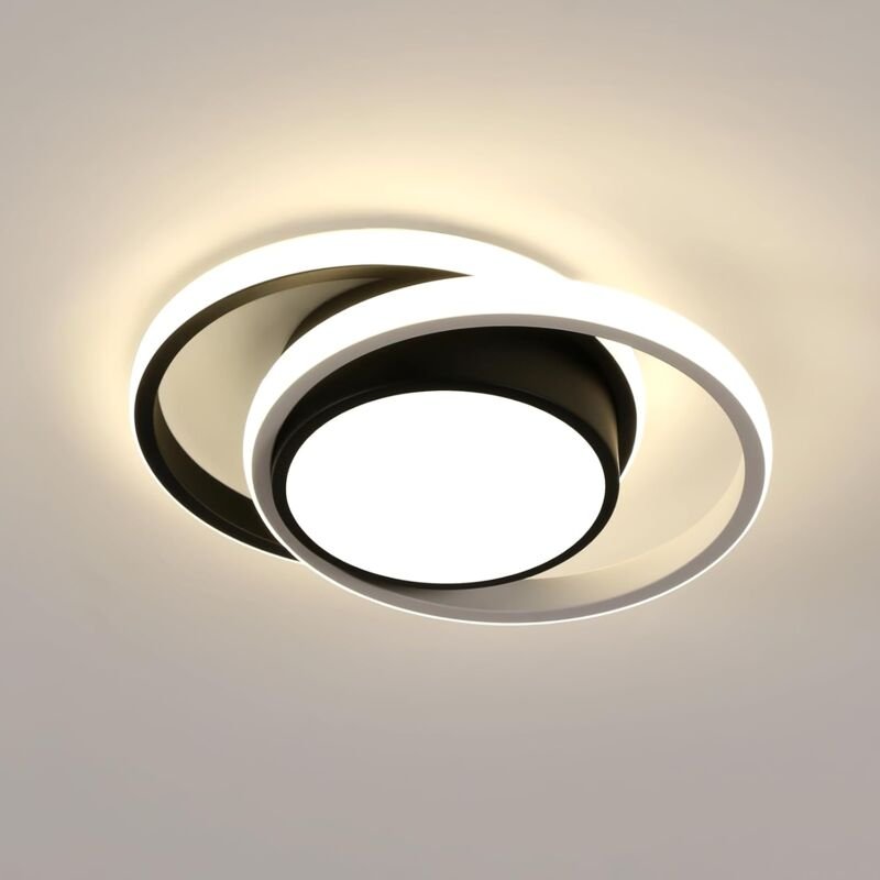 Thumbnail - Comely - LED-Deckenleuchte, runde Deckenlampe, 32 w, 3600 lm, moderne Deckenleuchte für Flur, Schlafzimmer, Badezimmer, ...
