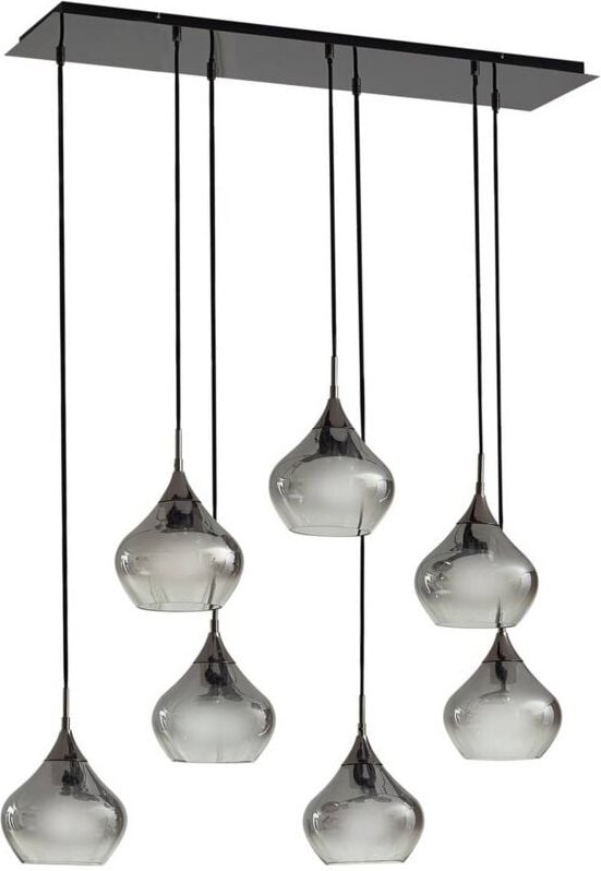 Pendelleuchte 'Jarven' aus Glas für Wohnzimmer & Esszimmer von Lucande