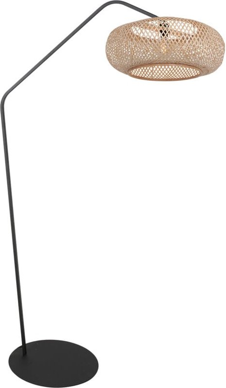 Anne Lighting - stehlampe - ZigZag - natürlich schwarz - bambus