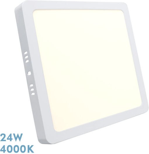 Thumbnail - Fabrilamp - Downlight. quadratische Oberfläche Selenit 24w 4000k white 2160lm 2,8x28,5x28,5 cm