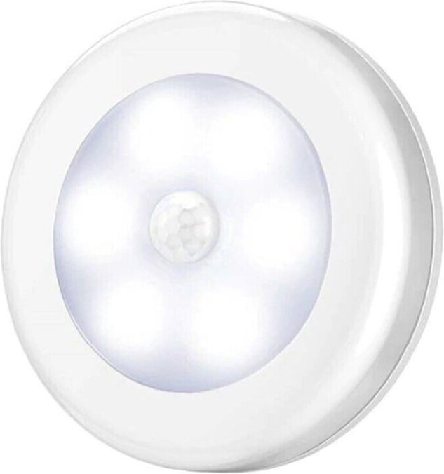 Pir-Sensor-Schrank-Nachtlicht, Magnetische Weiße Led-Beleuchtung, Batterien Te-B0271