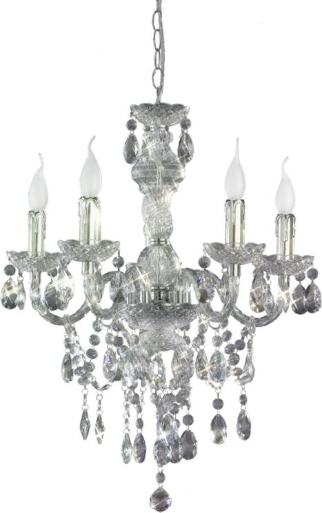 Reality Leuchten - Acryl Tarent Kronleuchter 5-flammig klar