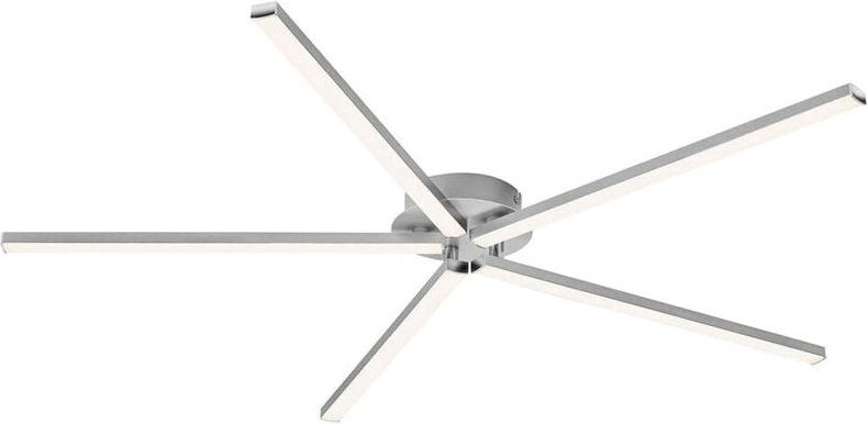 Briloner - led Deckenleuchte Designlampe Wohnzimmerleuchte Deckenlampe Schlafzimmerlampe, Metall Aluminium Kunststoff we...