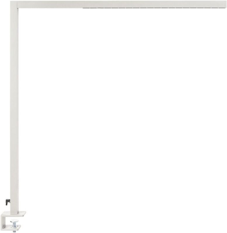 LED-Schreibtischlampe Silber Metall mit Touch-Funktion Dimmbar Klemmbar Modern Büro Ausstattung Klemmleuchte Arbeitsleuc...