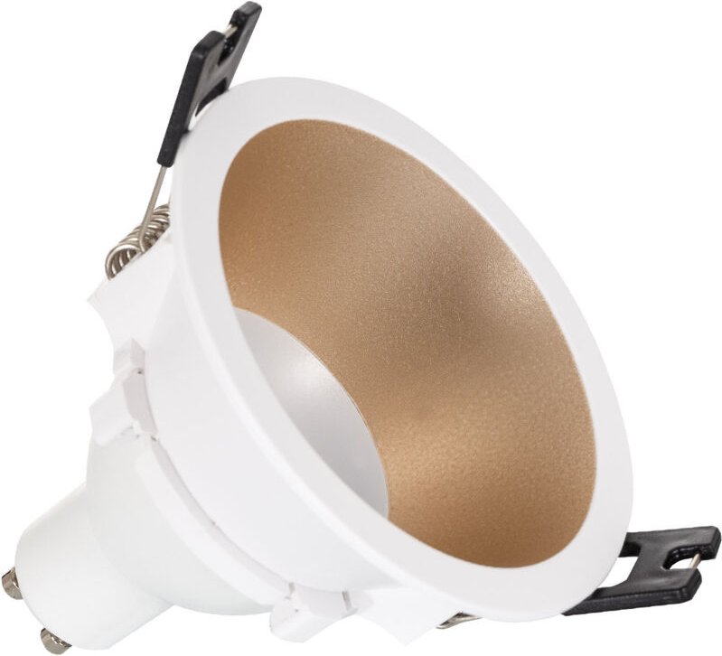 Efectoled - Downlight Einbaustrahler Konisch GU10 6W Schnitt ø 75 mm pc No Flicker 4000K Beige Neutralweiß