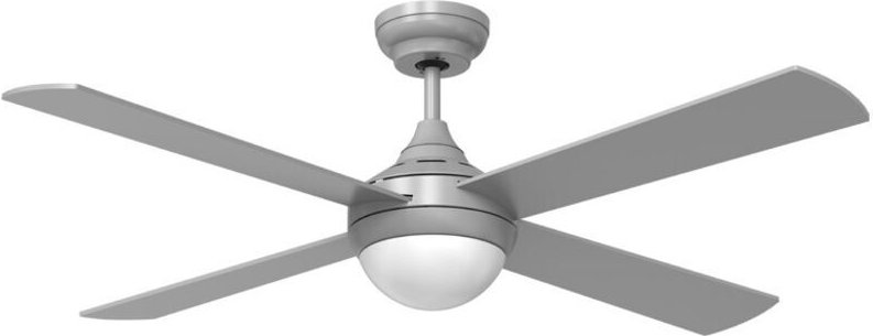 Cristalrecord - dc Tempo Silber LED-Lüfter 23W