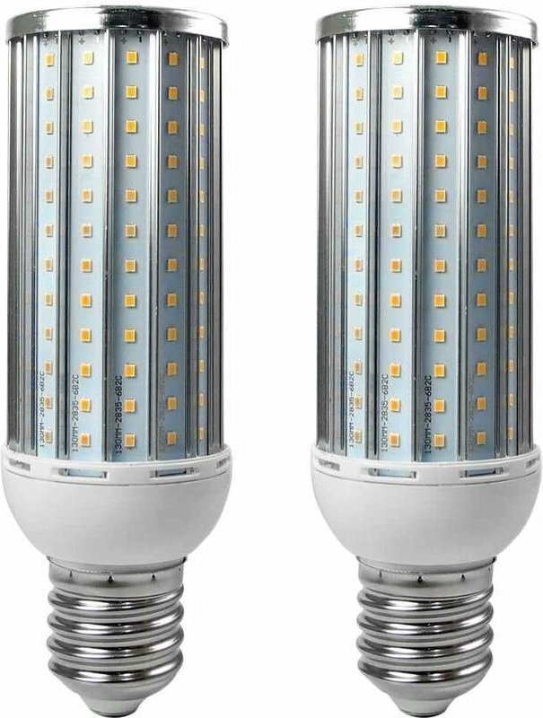 2er-Pack E40 50W LED-Lampe, Aluminiumlegierung, Kaltweiß, 192x2835 SMD, AC 110/220V