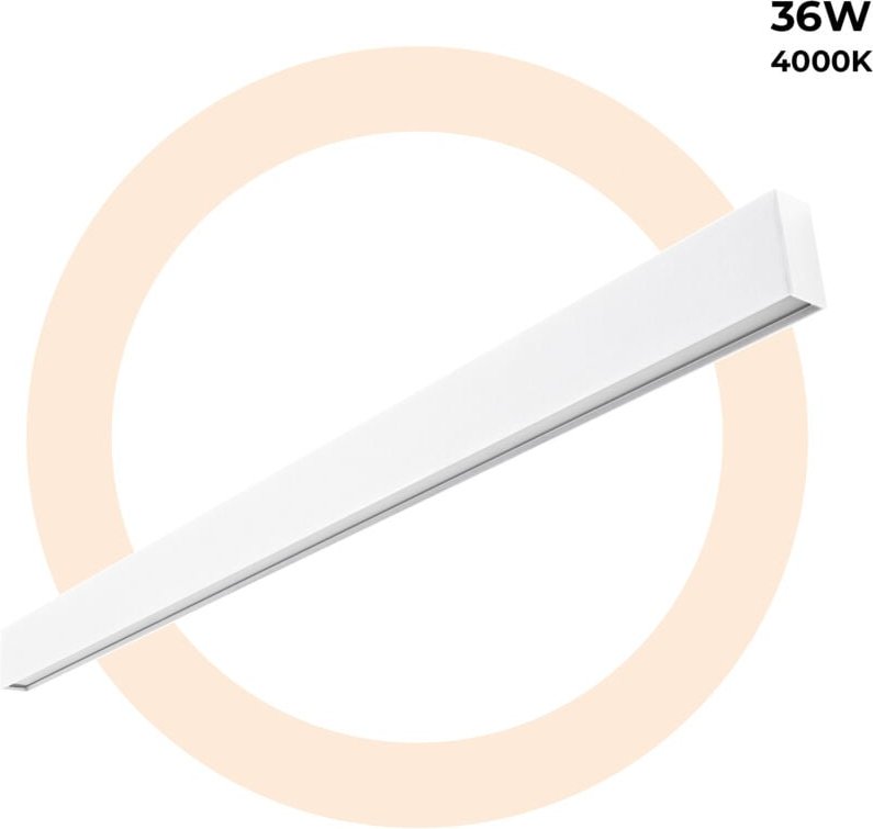 Barcelona Led - LED-Linienleuchte hängend oder zur Deckenmontage - 36W - Slim -