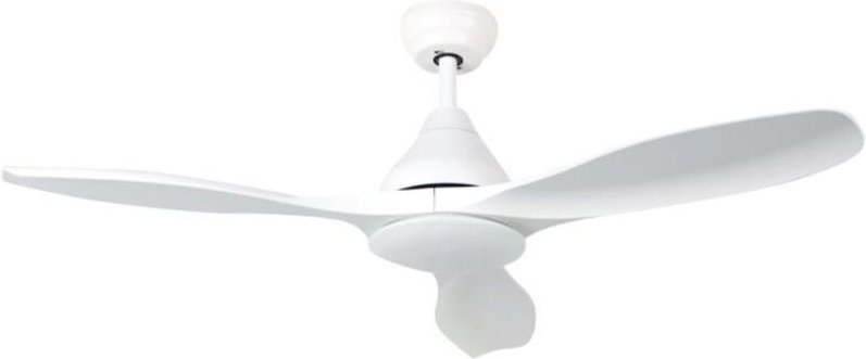 Thumbnail - Weißer Deckenventilator Ø117cm mit LED-Lampenblock