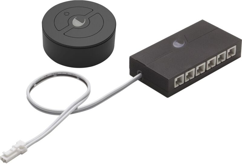 Domus Line Led Fernbedienung Giro Wave D-Motion und Empfänger, schwarz