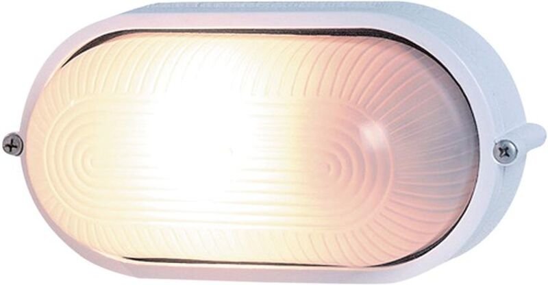 Ovalleuchte Aluminium weiss 60 w Beschaffungsartikel