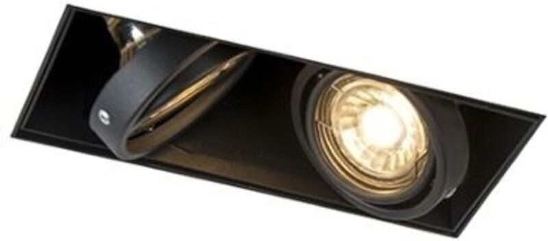 Smart Einbau Spot schwarz inkl. 2 Wifi GU10 trimless - Oneon 2