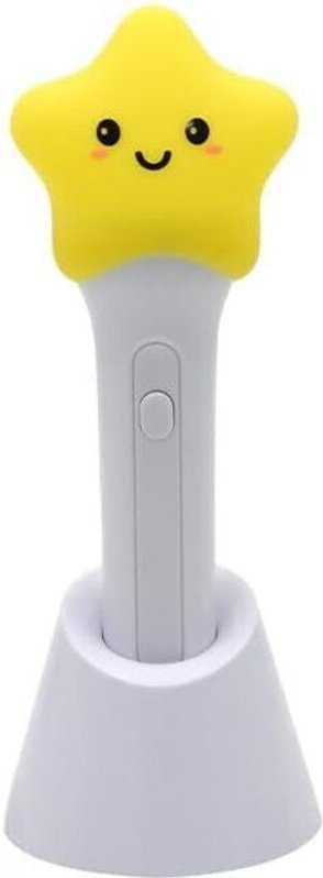 CCYKXA 2-in-1 Sternen-Taschenlampe & Nachtlicht für Kinder – Wiederaufladbare LED-Silikonlampe, beruhigendes Licht, mit ...