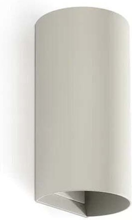Sole runde glatte graue Wandleuchte mit Schalter 40540