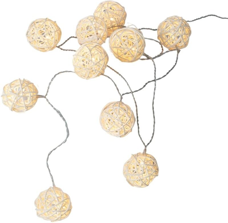 Ledkia - LED-Girlande Bhala 1,6m 3000K Warmweiß