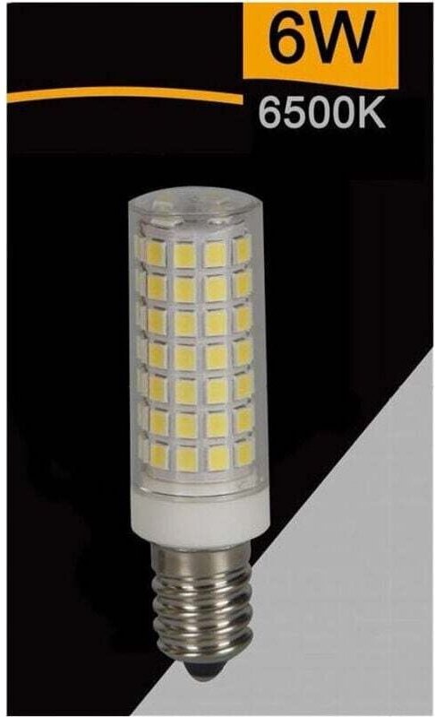 YMYNY – YMYNY LED E14 6 W 700 lm Röhrenförmig Natürliches warmes kaltes Licht Sparac-e14-6w-ce1 – – Kaltweiß –