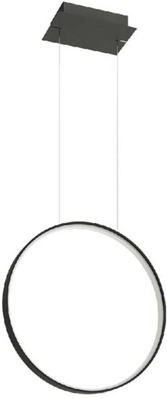 Pendellampe Hängeleuchte Ring led Wohnzimmerleuchte Esszimmerlampe schwarz