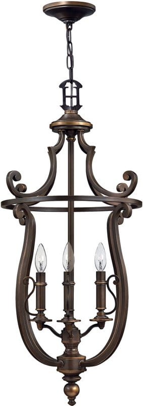 Plymouth - 4 Lichtdeckenanhänger Olde Bronze, E14 - Elstead