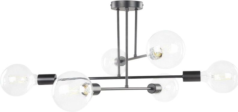 Deckenlampe KIDANE Metall Schwarz
