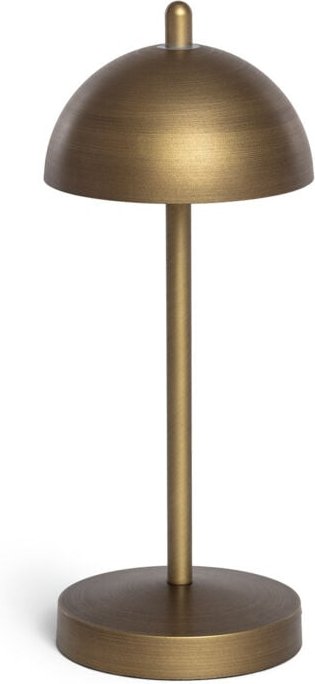 LED Tischlampe Tragbar mit wiederaufladbarem USB-Akku Pirinoa Messing