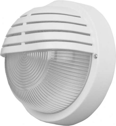 Fabrilamp - Canopus Außenwandleuchte 1xe27 polycarb. weiß 18,5x18,5x18,5x9,5 cm ip44