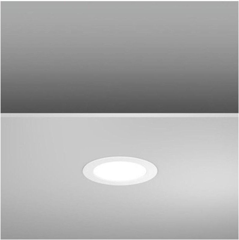 Rzb Einbaudownl. 9w 3000k D190mm (Toledo Flat Led)