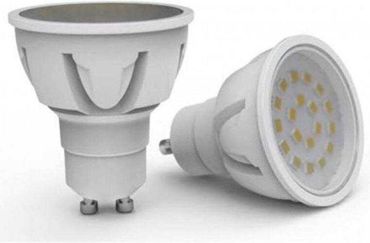 Trade Shop Traesio - Trade Shop - Led Gu10 60led smd 220v Scheinwerfer 4W Kalt Natural Warm -