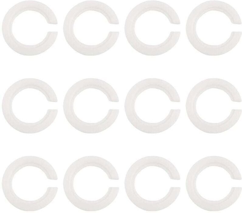 12-teiliges Lampenschirmset, E27-auf-E14-Fassungsadapter, Lampenschirmring-Reduzierstück für Schraublampenfassungen