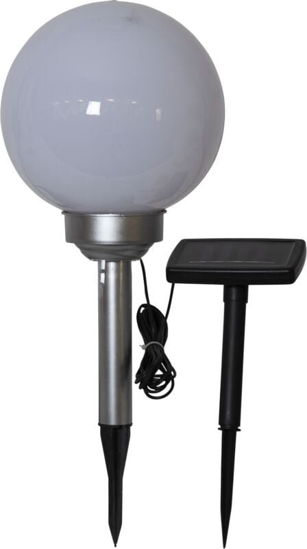 LED-Solar-Kugel 'Luna', weiß, ca.20 cm ø, 37x20cm