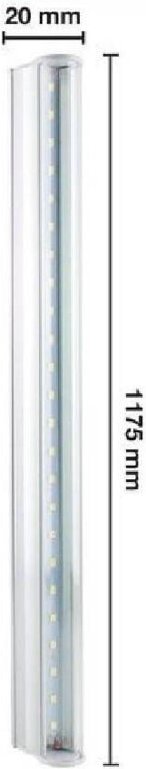 Trade Shop Traesio - Trade Shop - led Neonröhre T5 21 Watt Deckenleuchte 120cm Warm Kalt Naturlicht -