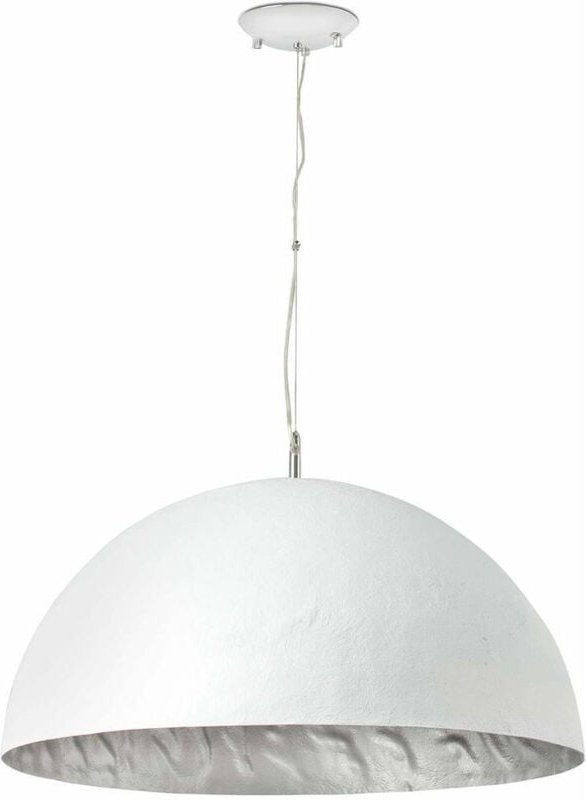 Faro Magma-Q - 3 Light Dome Deckenanhänger Silber, Weiß, E27