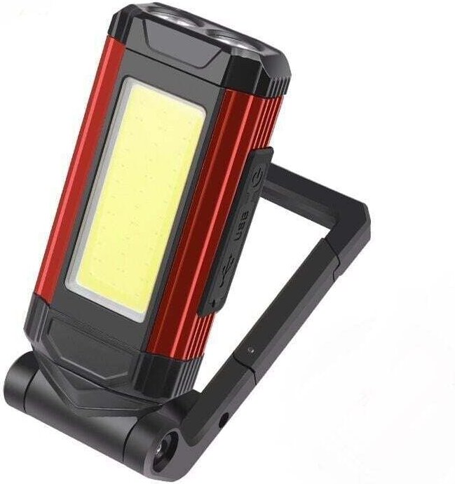 LED-Arbeitsleuchte, magnetische Leuchte, wiederaufladbare LED-Leuchte, wasserdichte Taschenlampe, 360° drehbarer Ständer...