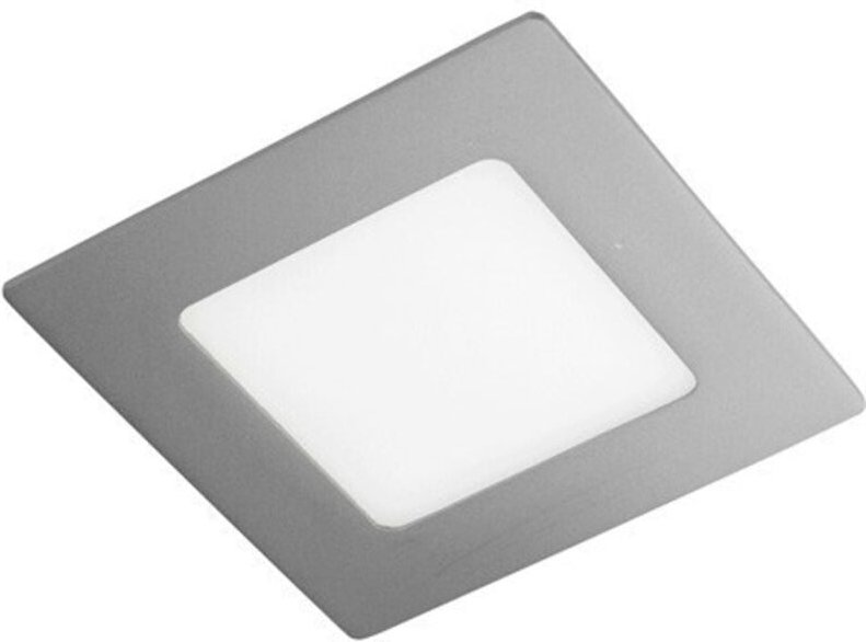 Led Downlight quadratisch versenkt 6W novo plus Cristalrecord