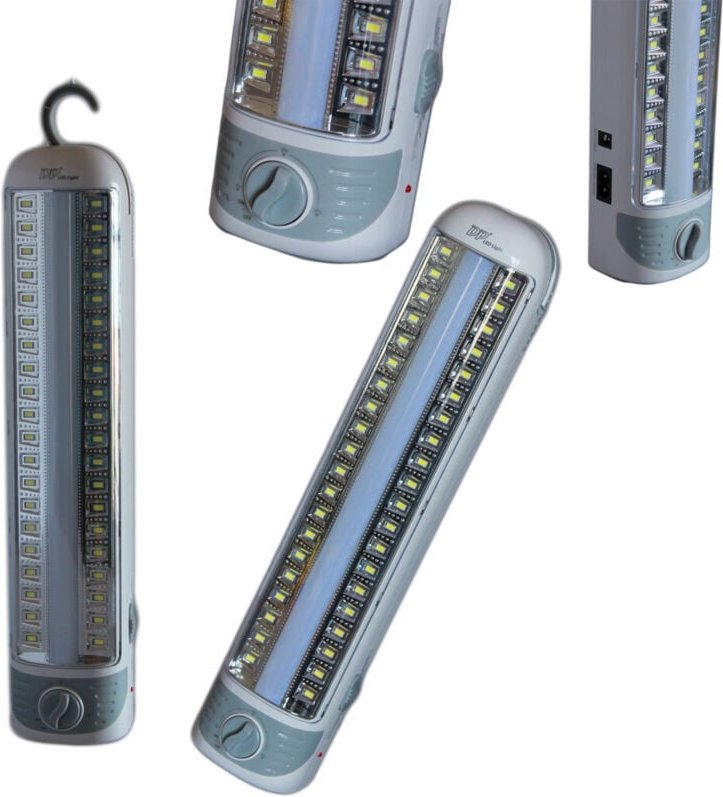 Trade Shop Traesio - Trade Shop - notlampe 40 led smd mit wiederaufladbarem neon für haus auto wohnmobil 7111 -