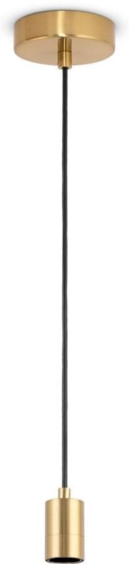 Paco Home - Deckenlampe Wohnzimmer Esszimmerlampe Pendelleuchte Esstisch Modern Hängelampe Messing gebürstet, 1er Pendel...