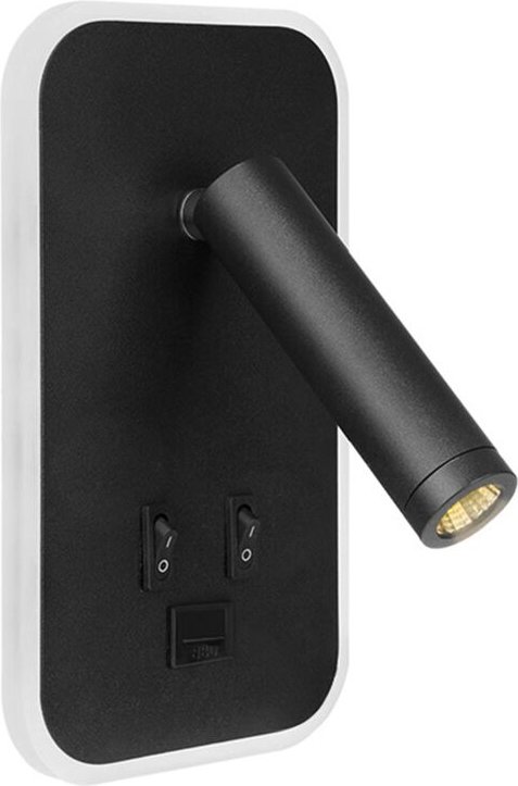 Verstellbare Wandleuchte Nachttisch Studie Lesen Wandleuchte Schwarz