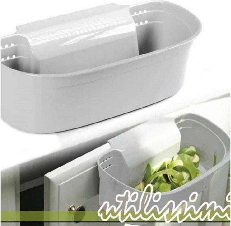 Trade Shop Traesio - Trade Shop - mehrzweck-abfalleimer für die küchenspüle fassungsvermögen 2,2 liter abfall -