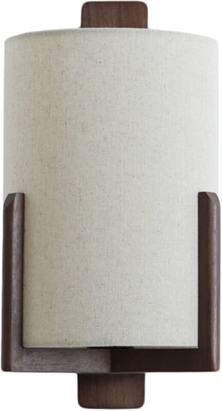 Light & Living - wandleuchte - Litto - braun - holz - E27 -