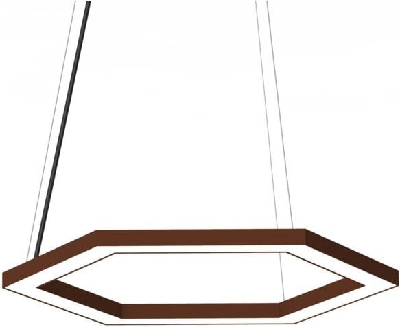 Lumicom - esagono sospensione Ø40 monocolore opaco