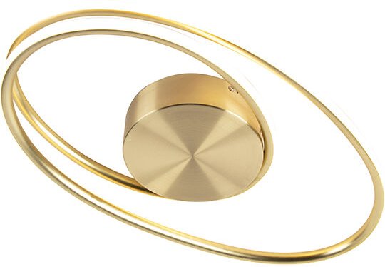 Design Deckenleuchte Gold inkl. led 3 Stufen dimmbar - Rowan